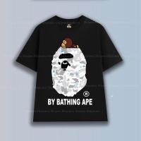 ราคา Baju T-SHIRT Bape A Bathing Ape Print Graphic Tee Unisex Baju T Shirt Lelaki (53356146841)
