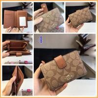 ราคา กระเป๋าสตางค์ผู้หญิง Coach สีน้ำตาล (11675622997)