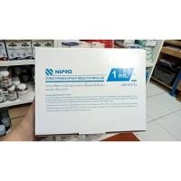 ราคา ยกกล่อง 100 ชิ้น กระบอกฉีดยา นิโปร nipro ไซริงค์ disposable syringe 3ml / 1 ml (880404097)