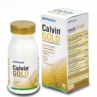 ราคา Calvin Gold แคลวิ่น โกลด์ (Supplement with Vitamin & Minerals) 60 เม็ด (40067323839)