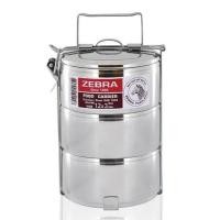 ราคา Zebra SUS304 ปิ่นโตสแตนเลส 12X3 (3 ชั้น 12 ซม.) , 12 ซม. 3 ชั้น (42220674136)