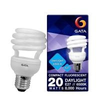 ราคา หลอดตะเกียบ SPIRAL 20W GATA(แพ็ค 1,4 ดวง) (6152504582)