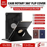 ราคา เคสโรตารี Samsung Galaxy Tab A 8.0 2019 S-Pen P200 P205 Casing Leather Flip Cover Standing (42279307414)