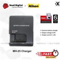 ราคา กล้อง Nikon MH-25 MH 25 MH25 Charger สําหรับ Nikon EN-EL15 EL15 แบตเตอรี่กล้อง D7000 D7100 D7200 D750 D800 D810 D850 ใหม่ (47208806072)