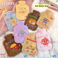 ราคา ZLION มืออุ่น, 500/1000ML ฉีดน้ํากระเป๋าน้ําร้อน, การ์ตูน Plush ฝาครอบที่ถอดออกได้ทําความสะอาดนํากลับมาใช้ใหม่ขวดน้ําอุ่น Srudents (40829769153)