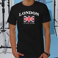 ราคา เสื้อยืดยูนิเซ็กส์ลายธงชาติอังกฤษ ผลิตจากผ้าฝ้าย ของที่ระลึก เสื้อยืดแฟชั่นลายธงชาติ (57557138875)