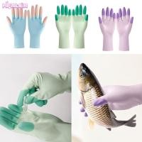 ราคา HEALER Cuffs ถุงมือล้างจาน, ถุงมือยางยางแบบขยายที่ทนทาน, ถุงมืองานบ้านกันน้ําแบบหนา (27843686149)