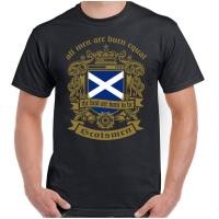 ราคา เสื้อยืดสก็อตผู้ชาย Are Born Equal Mens Flag Scotland Football St Andrews Day (50459022889)