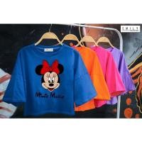 ราคา เสื้อยืดครอป มิกกี้เมาส์ วัยรุ่น (13015769456)