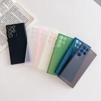 ราคา SAMSUNG 0.3 มม.ซิลิโคนบางเฉียบสําหรับSamsung Galaxy S24 Ultra S23 S22 Plus Note20 A52 A72 A53 A73 Matteโปร่งใส (54808758242)
