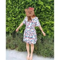 ราคา เดรสบอลลูน ลายเชอรี่ ป้าย YPY (22166055789)