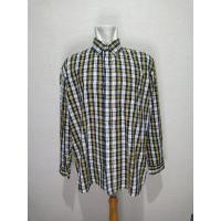 ราคา KEMEJA เสื้อเชิ้ตแขนยาวลายตารางหมากรุกสีเหลือง Converse ไซส์ใหญ่ (28037928296)