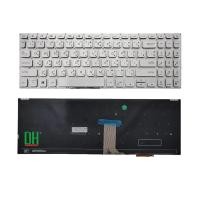 ราคา แป้นพิมพ์ คีย์บอร์ดโน๊ตบุ๊ค ASUS VivoBook S15 S530U S530UA, S530FA, X530U, X530UA, X530UN, X530F Laptop Keyboard สีเงิน (21194260726)