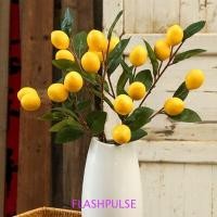 ราคา แฟลชพัลเซ่สาขามะนาวเทียม,พลาสติกหรูหราผลไม้มะนาวเทียม,การจัดดอกไม้ที่ทําด้วยมือหรูหราปลอมพืชในร่มกลางแจ้ง (54258313005)