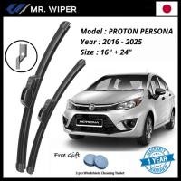 ราคา MR WIPER PROTON PERSONA VVT ใหม่ (2016-2025) MR WIPER JAPAN TECHNOLOGY WIPER BLADE WINDSCREEN WIPER PROTON PERSONA (46502461672)