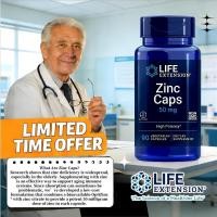 ราคา Zinc Supplement 50mg 90 Caps By Life Extension For Overall Wellness (46908951700)