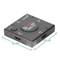 ราคา กล่องรวมจอ HDMI Switch 3in1 (Black) (43628656386)