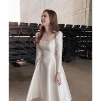 ราคา เดรสสีครีม เดรสสีครีมสวยๆ เดรสสีครีมออกงาน (18071426444)