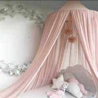ราคา 50*240ซม. ★ มุ้งกันยุงเด็ก ผ้าชีฟอง ผ้าคลุมเตียงเจ้าหญิง ผ้าคลุมเตียงกันยุง ม่านกันแมลง เตียงนอ (27837482821)