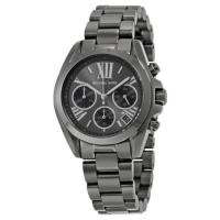 ราคา Michael Kors MK6249 Women's Gunmetal Bradshaw Grey Dial Chronograph Watch (277443890)