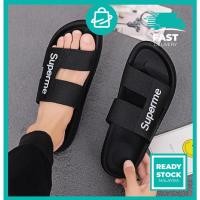 ราคา Kasut Slipper supreme Selipar Sup Lelaki Mens Sandal Summer Outdoor Beach supreme Casual Mens Sandals (24274549224)