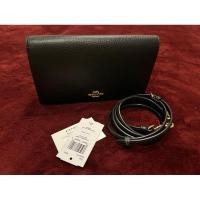 ราคา Coach กระเป๋ารุ่น ANNA FOLDOVER CROSSBODY CLUTCH (COACH 3037) IM/BLACK (21190157681)