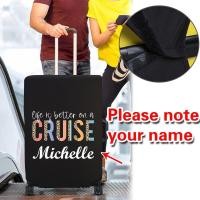 ราคา Customization name luggage cover ฝากระโปรงท้ายสีดำฝาครอบกันฝุ่นสำหรับฝากระโปรงท้ายลาย 18-32 นิ้ว (25943480779)