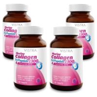 ราคา Vistra Marine Collagen 1300 & Q10 50 แคปซูล (40595338)