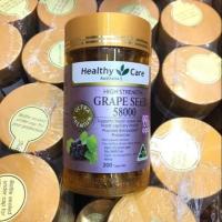 ราคา Healthy Care Grape seed Extract 58000mg 200 Capsules (7329905764)
