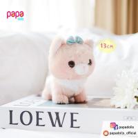 ราคา ตุ๊กตาแมว แมว ตุ๊กตาแมวน่ารัก แมวขนนุ่ม Fluffy Cat Myuu-chan 13cm มือ1 ของแท้จากญี่ปุ่น Papadolls amuse japan amufun (10413994141)
