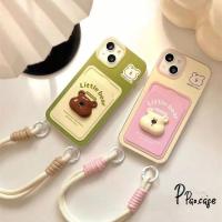 ราคา กระเป๋าสตางค์หมีน้อยน่ารักเข้ากันได้กับกระเป๋าสตางค์ เคสไอโฟน 15 13 12 11 14 Pro Max X XS XR Max 7 8 14 15 Plus SE 2020 (28460166543)