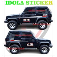 ราคา MY TRIP MY ADVENTURE สติ๊กเกอร์ติดรถ Jeep Cars ทุกยี่ห้อ Katana Feroza Taft ฯลฯ (47559090938)