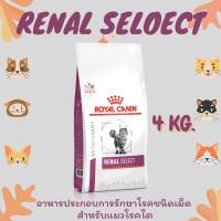 ราคา (พร้อมส่ง) Royal Canin Renal Select แมว อาหารแมวไต รักษาโรคไต 4 kg. (14254497755)
