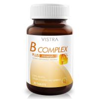 ราคา Vistra B-Complex Plus Minerals B Complex วิสทร้า บีคอมเพล็กซ์ วิตามินบีรวม บำรุงสมอง 30 เม็ด (27030570943)