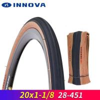 ราคา ยางจักรยานพับ INNOVA ขนาด 451 20 * 1-1 / 8 28-451 ยาง 60 Tpi พร้อม Fnhon DAHON GUST Blast เข้ากันได้กับชิ้นส่วนจักรยาน MINIVELO และยางจักรยาน (53055944371)