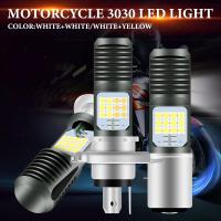 ราคา หลอดไฟหน้ารถจักรยานยนต์ สกูตเตอร์ Led H4 H6 BA20D Hi Lo beam P15D mio125 สองสี 1 ชิ้น (14366781681)