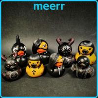 ราคา MEERR Duckieville เป็ด, ตกแต่งบ้าน Miniature เรซิ่นเป็ดตุ๊กตา, ตลกเรซิ่นประติมากรรม Craftsmanship Gothic Dark เป็ดเครื่องประดับ (57609317763)