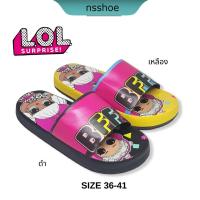 ราคา [พร้อมส่ง] รองเท้าแตะ LOL Surprise! LOL401 ลิขสิทธ์แท้ size 36-41 (24057692193)