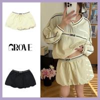 ราคา พร้อมส่ง Grove กระโปรงดอกตูมสั้นสไตล์กีฬา ตัดเส้นขาว-ดำ สายรัดเอว ทรงหลวม สไตล์อารมณ์ สีดำ/ครีม ผู้หญิง (43253347140)
