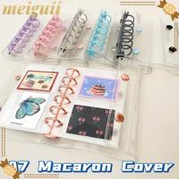 ราคา MEIGUII A7 ฝาครอบเครื่องผูก โปร่งใส|ฝาครอบอัลบั้มรูป, Candy Color Widening PVC 6 หลุมสะสม (50057539661)