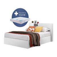 ราคา Koncept Furniture เตียง 6 ฟุต รุ่น Melda สีขาว (25507987645)