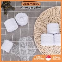 ราคา ตกแต่งสายรัดผ้าลูกไม้สีขาว / ริบบิ้นผ้าลูกไม้สีขาว / ม้วนลูกไม้สีขาวสําหรับชุดแต่งงาน ทําเอง (56654163010)