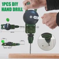 ราคา Teaching Supplies Powerful Manual Drill DIY Woodworking Hand Drill DIY Tool Hand Drill Woodworking (55605841310)
