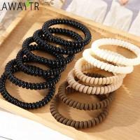 ราคา 6 โทรศัพท์ ชิ้น สายรัดเกลียว สีสันสดใส ยางยืด พลาสติก สายโทรศัพท์ ยางรัดผม (41311867367)