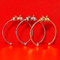 ราคา กำไลพญานาค กำไล พญานาค งาน 18K มี 3 สี เงิน ทอง นาก ขนาดฟรีไซค์ (27611047251)