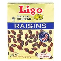 ราคา Ligo ลิโก เมล็ดลูกเกด 250กรัม (0072810502449) (11732851118)