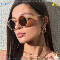 ราคา Susth Round Sun Glasses, แว่นกันแดดสีดําสําหรับผู้หญิง, UV400 Protection Retro Shades Travel (26230003656)