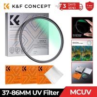 ราคา K&F Concept 37-86mm UV Filter Lens MC Ultra Slim Optics with Multi Coated Protection 37mm 49mm 52mm 58mm 62mm 67mm 77mm (27570186551)