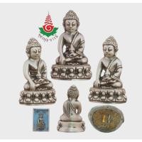 ราคา พระกริ่ง รุ่นเยือนอินเดีย เนื้อเงิน ใต้ฐานฝังตะกรุดเงินแท้-ทองคำแท้ หลวงพ่อยอด โกสโล วัดตะคร้อ อ.โนนไทย จ.นครราชสีมา (20689457126)