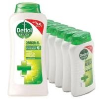 ราคา เดทตอล Dettol เจลอาบน้ำ สูตรออริจินัล ขนาด100มล. ยกแพ็ค6ขวด (26161920305)